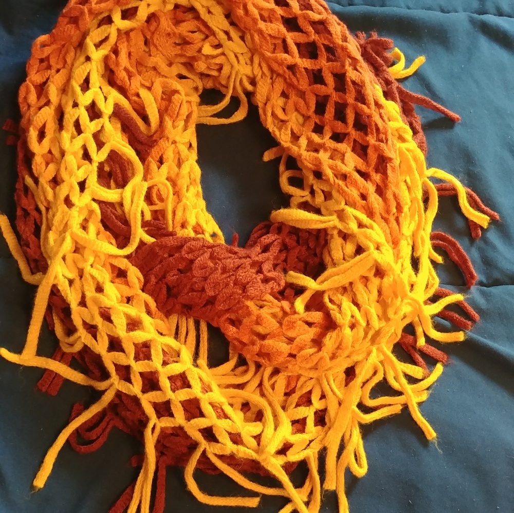 Fall ombre scarf
